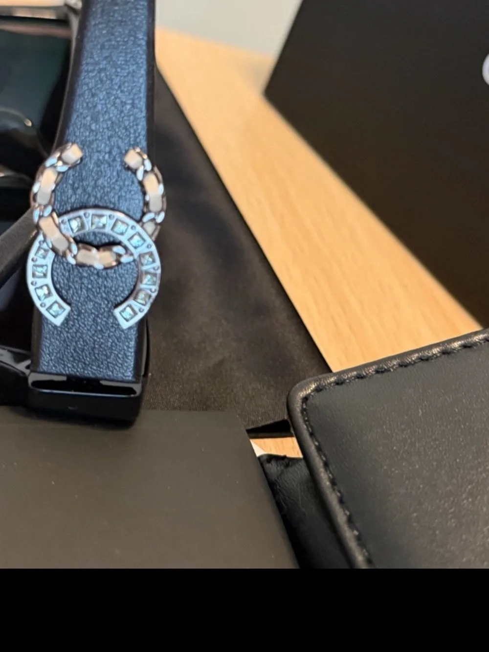 CHANEL women Black Sunglasses with Black Case